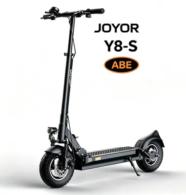 Produktbild von Y8‑S (ABE) E‑Scooter für Erwachsene, 500W, 48V 26Ah Akku, 20 km/h Höchstgeschwindigkeit, 10‑Zoll All‑Terrain‑Reifen, mechanische Scheibenbremse,120 kg