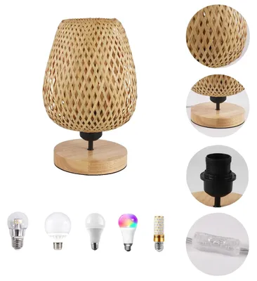 Immagine prodotto di Lampada da comodino, design in metallo, compatibile con E27, A5729