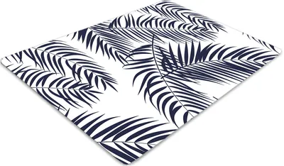 Obrázok produktu pre Podlahová ochranná podložka - Ochranná podložka pod stoličku - Podlahová podložka - 120x90 cm - Tropická palma