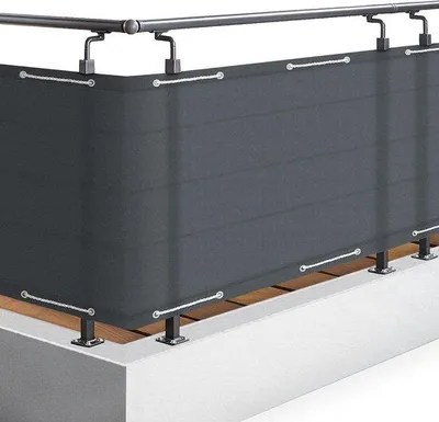 Obrázek produktu pro Balkonový slunečník 90 x 600 cm – ochrana proti UV záření a voděodolný