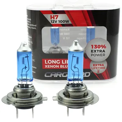 Produktbild von Carguard - H7 Autobirne Halogen - Xenon Look - 100W 12V - Lange Lebensdauer - 130% extra Lichtleistung