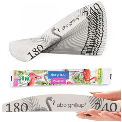 Obrázek produktu pro Aba Group Pilník na nehty 180/240 Łódka 25 ks