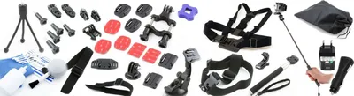 Zdjęcie produktu dla ZESTAW / Akcesoria do GoPro Go Pro HERO 4 3+ + 3 2 1