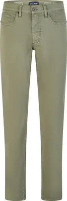 Produktbild von Stooker Men FRISCO TWILL Herren 5-Pocket-Jeans Straight Fit W36 / L32 Light Olive