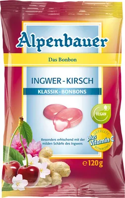 Zdjęcie produktu dla Alpenbauer imbir-wiśnia 120g