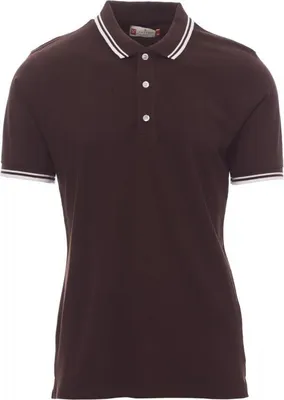 Produktbild von Herren Poloshirt "SKIPPER" - Payper Braun/Weiss M