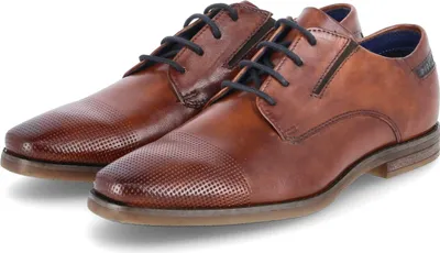 Produktbild von Bugatti Herren Businessschuhe/ Halbschuhe Braun Glattleder Größe:42