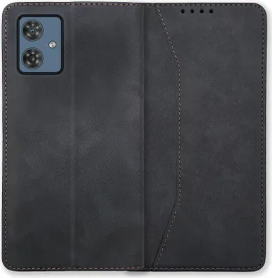 Produktbild von Bookstyle 'Premium' Schutzhülle Klapphülle Schutztasche Etui Cover für Motorola Moto G54 5G - Schwarz