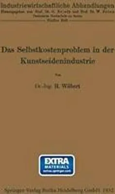 Obrázek produktu pro Das Selbstkostenproblem in der Kunstseidenindustrie