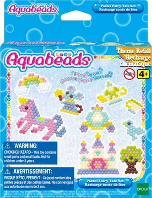 Produktbild von Aquabeads 31506 Pastell Märchenwelt Set Nachfüllset Wasserperlen 4+ ohne Bügeln