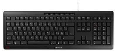 Image de CHERRY STREAM KEYBOARD - Clavier - USB - Pan-Nordic - Commutateur de touches : CHERRY SX - noir