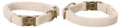 Image de Collier pour chien Flamingo Janka beige, taille : M