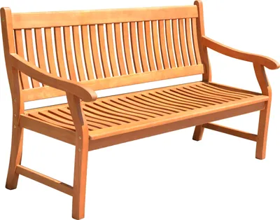 Produktbild von Garden Pleasure Garten Bank 3 Sitzer Eukalyptus Holz Parkbank Sitzbank braun