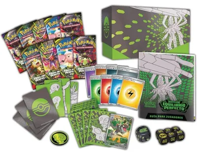 Produktbild von Pokemon Trading Card Game Eisen Scarlet & Violet Temporal Forces Elite Trainer Box Blätter Englisch Grün  Kinder Grün One Size