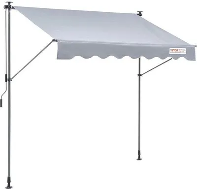 Productafbeelding van Famanu terraszonnescherm, waterdicht - 300x120 cm - grijs