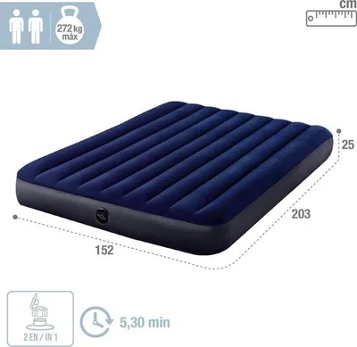 Productafbeelding van Famanu luchtbed voor twee personen - 203 x 152 x 25 cm
