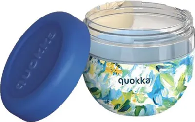 Zdjęcie produktu dla Quokka Bubble Food Jar - Pojemnik na żywność / lunchbox 770 ml (Blue Peonies)