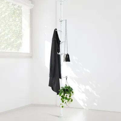 Produktbild von Omgoods – Verstellbarer Kleiderständer mit 12 Haken für Kleidung und Accessoires