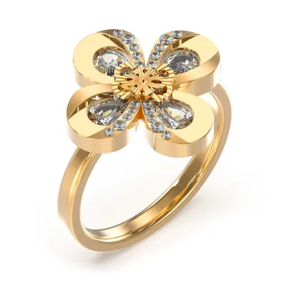 Produktbild von Guess Amazing Blossom Ring Einheitsgröße Nicht-Edelmetall
