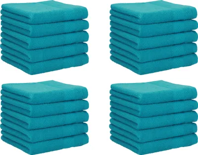 Produktbild von Betz 20 Stück Seiftücher NEAPEL 100% Baumwolle Größe 30x30 cm Farbe - petrol