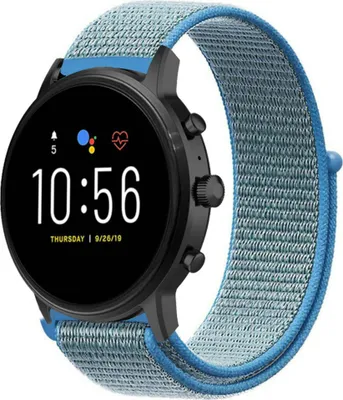 Produktbild von Strap-it Fossil Gen 5 Nylon Armband (Blau)