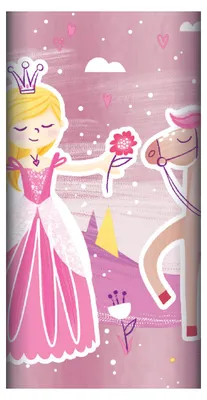 Produktbild von Papstar Papiertischdecke 120 x 180 cm Fairytale Princess lackiert
