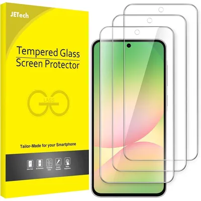 Obrázek produktu pro Ochranná fólie pro Samsung Galaxy A56 5G, tvrzené sklo 9H, odolná proti poškrábání, HD, 3 kusy