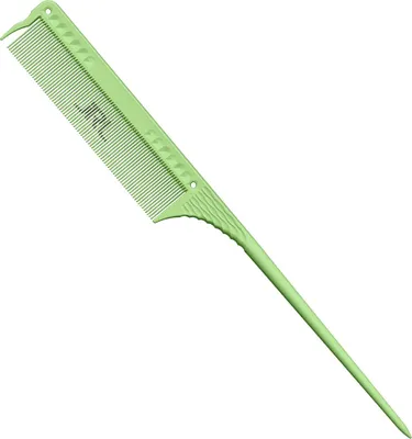 Produktbild von Feinzahn-Stielkamm 8,5" Hellgrün
