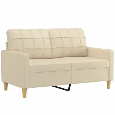 Produktbild von 2-Sitzer-Sofa Creme 120 cm Stoff