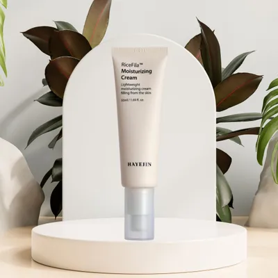 Obrázek produktu pro Hayejin - RiceFila Lightweight Moisturizing Cream with Hyaluronic Acid - Lehký hydratační krém s extraktem z rýže a s kyselinou hyaluronovou - 50 ml