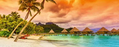 Produktbild von Fototapete - Polynesia 375x150cm - Vliestapete