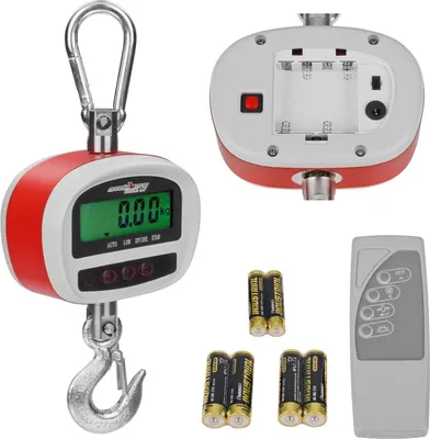 Produktbild von Hakenwaage mit Fernsteuerung 300kg - LCD