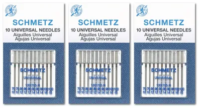 Nähmaschinennadeln universal, 30 Stück, 70/10–100/16