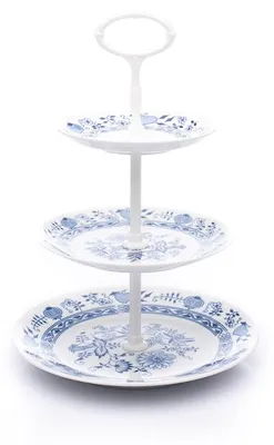 Produktbild von Saphyr, Etagere, Zwiebelglas, Porzellan, Thun, 15 cm, 19 cm, 24 cm