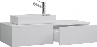 Produktbild von VCM 2-tlg Set | Waschplatz für Gäste WC | Gästebad | Waschtisch Toilette | Badmöbel Badezimmer Set - Gudas