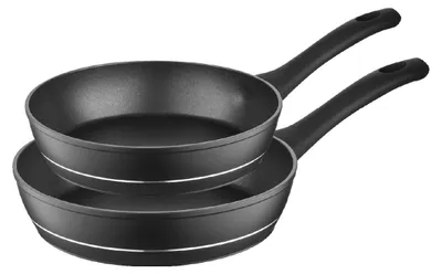 Produktbild von FLORINA DELUX 2-teiliges Aluminium Bratpfannenset | Antihaftbeschichtung | Für a
