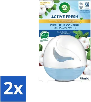 Immagine prodotto di Air Wick – Deodorante per ambienti – Sfera decorativa in cotone – 75 ml - Confezione risparmio - 2 pezzi