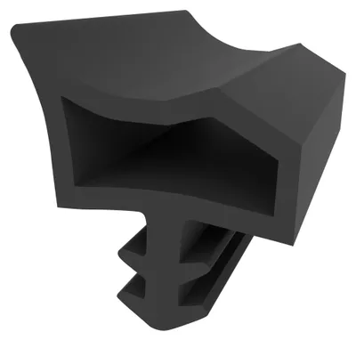 Produktbild von Holzzargendichtung für Holztüren - Schwarz - 10 Meter - 12 mm Falzbreite - 4 mm Nutbreite - Türdichtung für Holzrahmen - Zimmertürdichtung gegen Zugluft und Geräusche