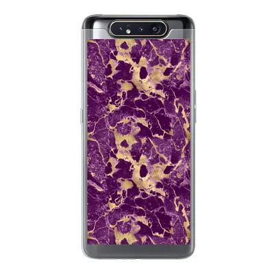 Produktbild von MuchoWow® Handyhülle Schutzhülle Hülle für Samsung Galaxy A80 Gold - Luxus - Marmor - Muster Silikon Softcase Handy Hülle - Schutzdeckel