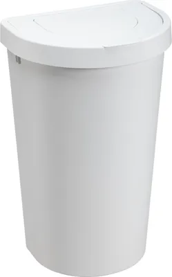 Produktbild von plast team Abfalleimer SEATTLE 45 Liter weiß