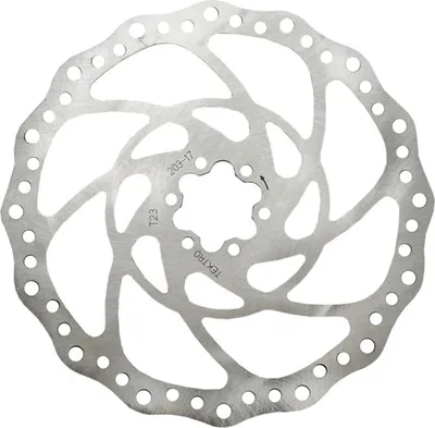 Obrázek produktu pro TEKTRO TW-180-17 brzdový kotouč, Ø 180 mm, 6 otvorů, pro brzdy Dorado e-bike, stříbrný