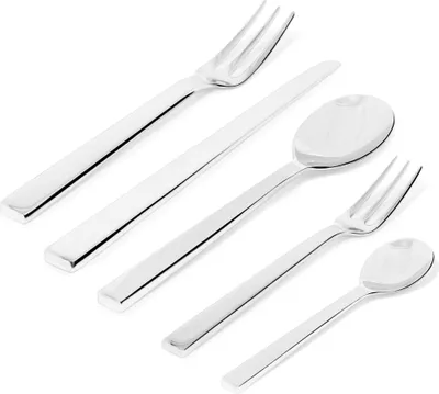 Obrázok produktu pre Súprava Alessi Santiago Besteckset - DC05S5 - 5-teilig - od David Chipperfield