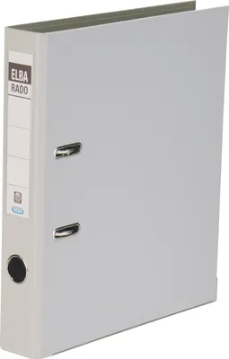 Produktbild von ELBA Ordner ELBAradoplast 100022622 DIN A4 50mm PVC grau