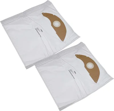 Produktbild von vhbw 10x Staubbeutel kompatibel mit Kärcher NT 22/1 Ap L, NT 22/1 Ap Te L Staubsauger - 45,2cm x 37,1cm Weiß