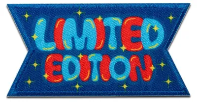 Produktbild von Mono-Quick Limited Edition - Aufnäher, Bügelbild, Aufbügler, Applikationen, Patches, Flicken, zum aufbügeln, Größe: 3,6 x 7,1 cm