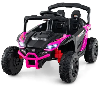 Obrázek produktu pro 12V dětský elektrický UTV vůz s dálkovým ovládáním, růžový