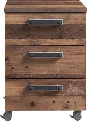 Produktbild von Rollcontainer CLIF von Forte Old-Wood Vintage / Beton
