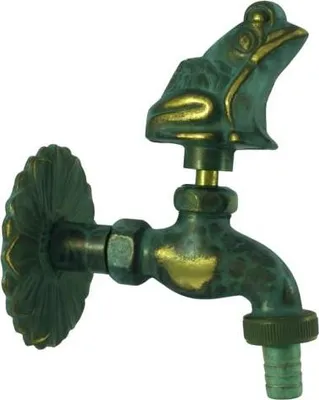 Produktbild von AquaCraft Nostalgie Auslaufventil Frosch 1/2 Zoll 1001000118 Messing Gartenhahn