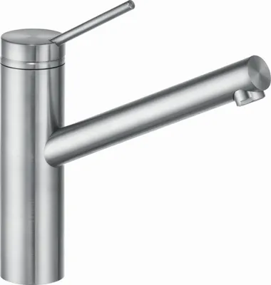 Produktbild von KLUDI Armatur TANGENTA aus Edelstahl gebürstet mit schwenkbarem Zugauslauf / Küchenarmatur