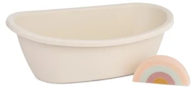 Imagen del producto de Juguete para bañera Miniland con esponja para muñecas - blanco - educativo